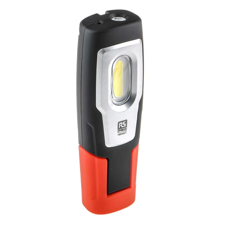 RS PRO Compact LED Inspection Lamp Handheld 3.7V Lithium-Ion Battery 300 lm IP54 IP54