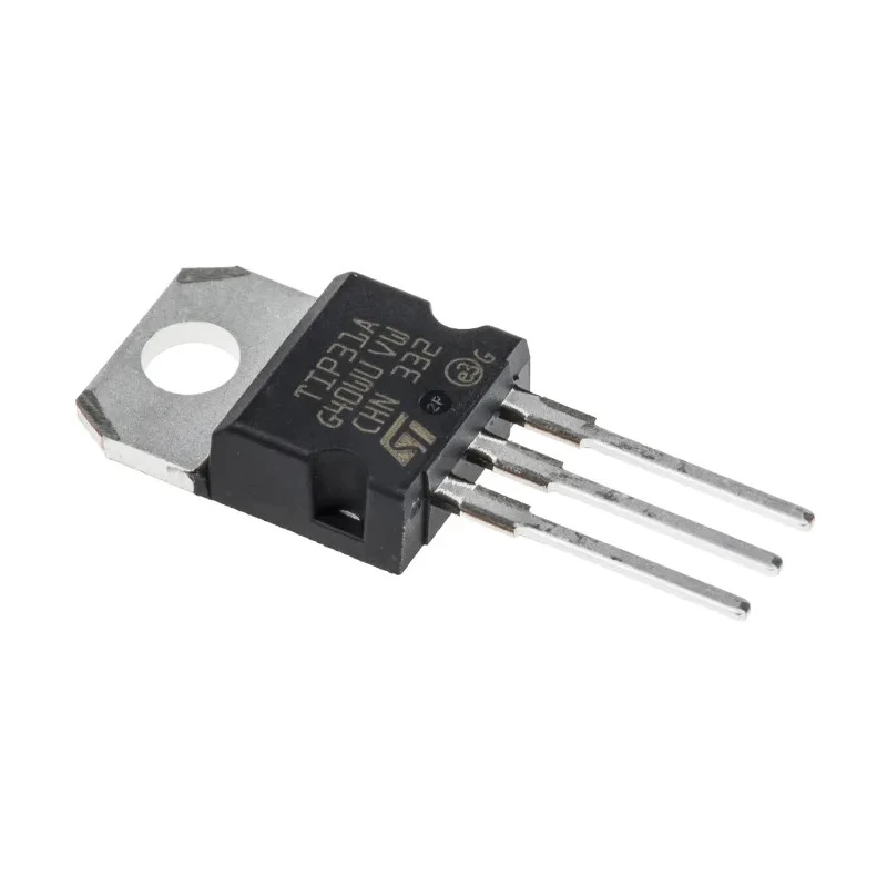 STMicroelectronics NPN Power Transistor, 3 A Collector Current, 60 V Collector-Emitter Voltage, TO-220 3-Pin Mount TIP31A