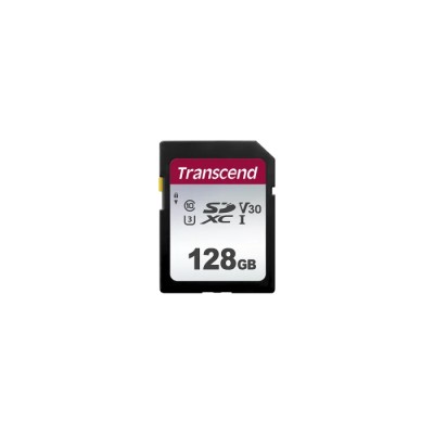 Transcend 128 GB SD Card Class 10 300S Series TLC NAND Memory Card UHS-I U3 TS128GSDC300S