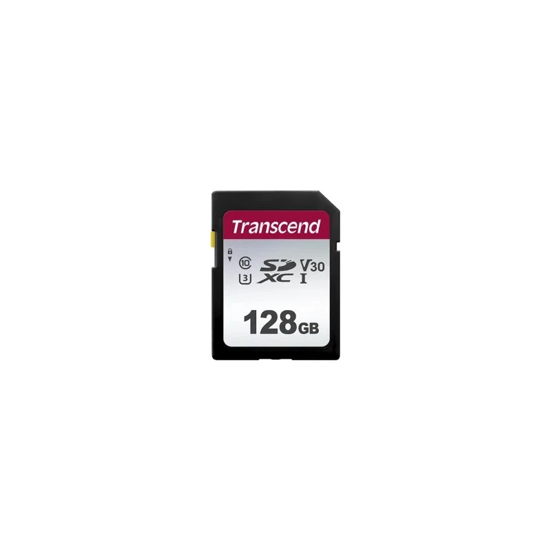 Transcend 128 GB SD Card Class 10 300S Series TLC NAND Memory Card UHS-I U3 TS128GSDC300S