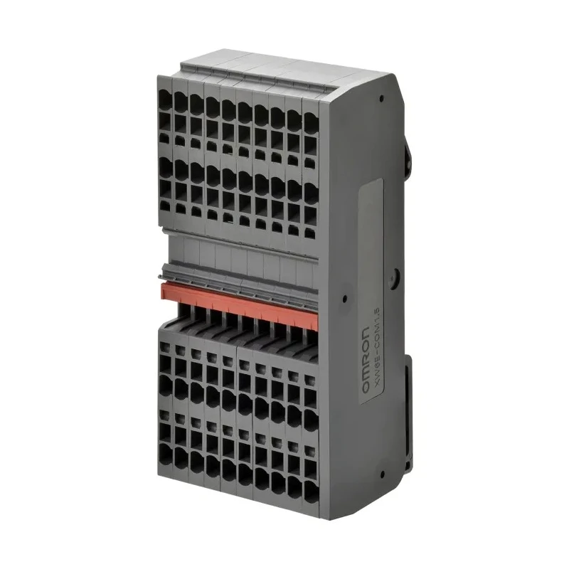 Omron XW6T Series DIN Rail Terminal Block Red Screw Termination 800V 24A XW6T-COM2.5X8RD