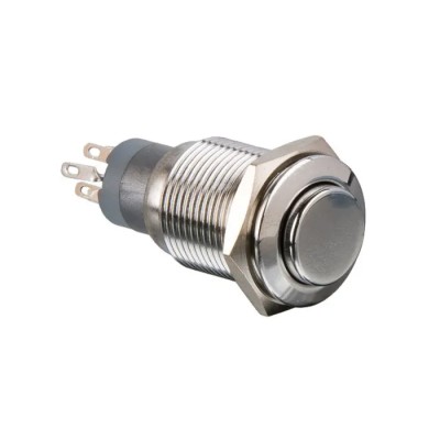 Arcolectric (Bulgin) Ltd MP0045 Series Push Button Switch Momentary Panel Mount 16.2 mm Cutout DPDT IP67 250 V AC MP0045