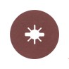 Bosch X Lock Aluminium Oxide Abrasive Disc 125 mm P120 Grit, Pack of 50 2608619176
