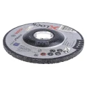 Bosch X Lock Aluminium Oxide Abrasive Disc 125 mm Diameter x 6 mm Thickness, Grit 10, Pack of 10 2608619259