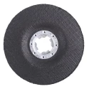 Bosch X Lock Aluminium Oxide Abrasive Disc 125 mm Diameter x 6 mm Thickness, Grit 10, Pack of 10 2608619259