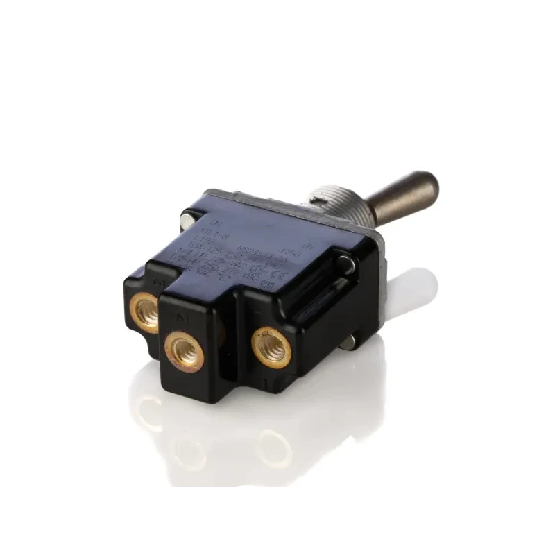 Honeywell Technologies Toggle Switch, Bushing Mount, On-On SPDT, Screw Terminal, 10A, 277V AC 1TL1-8