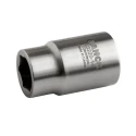 Bahco 1/2 in Drive 14 mm 6 Point Square Socket Stainless Steel 40mm Overall Length SS220-14