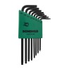 Bondhus 8-Piece Torx Key Set, L Shape, Short and Long Arm Steel, Corrosion Resistant Finish LTX8S