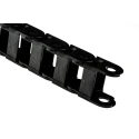 Igus Series 10 Cable Trunking Black, W36mm x D23mm, L1m, 38mm Minimum Bend Radius, Igumid GLW W36mm