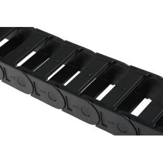 Igus 200 Series Cable Trunking Black 73mm Width x 35mm Depth x 1m Length, 75mm Minimum Bend Radius Igumid GLW W73mm