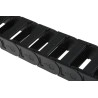 Igus 200 Series Cable Trunking Black 73mm Width x 35mm Depth x 1m Length, 75mm Minimum Bend Radius Igumid GLW W73mm