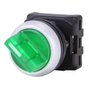 RS Pro 2 Position Illuminated Selector Switch Head 22 mm Cutout Green Handle IP65 188-1157