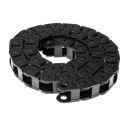 Igus Flame Retardant Black Cable Trunking 26mm Width x 23mm Depth x 1m Length, 38mm Min. Bend Radius, Integrated W26mm