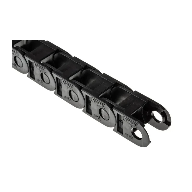Igus Flame Retardant Black Cable Trunking 26mm Width x 23mm Depth x 1m Length, 38mm Min. Bend Radius, Integrated W26mm
