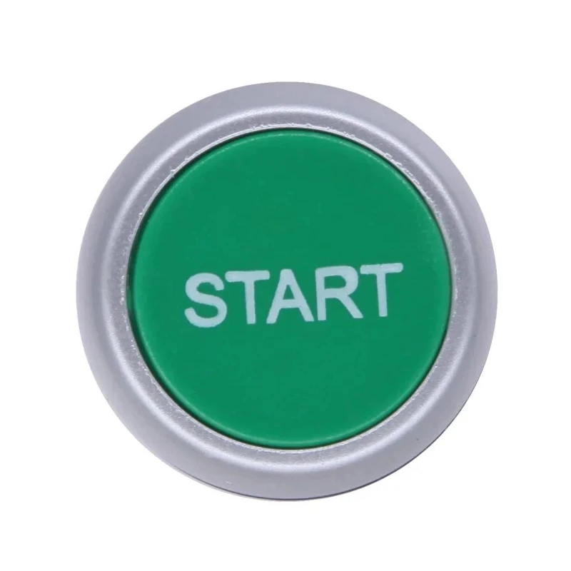 RS PRO Green Spring Return Push Button Head 22 mm Cutout Round IP65 START Marking 188-1140