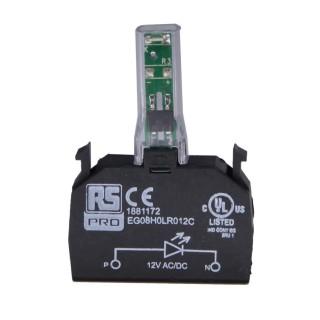 RS PRO LED Light Block 110V AC Green Light with Side View SMD LED Technology 188-1190