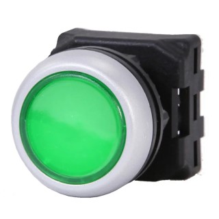 RS PRO Green Spring Return Push Button Head 22 mm Cutout IP65 188-1143