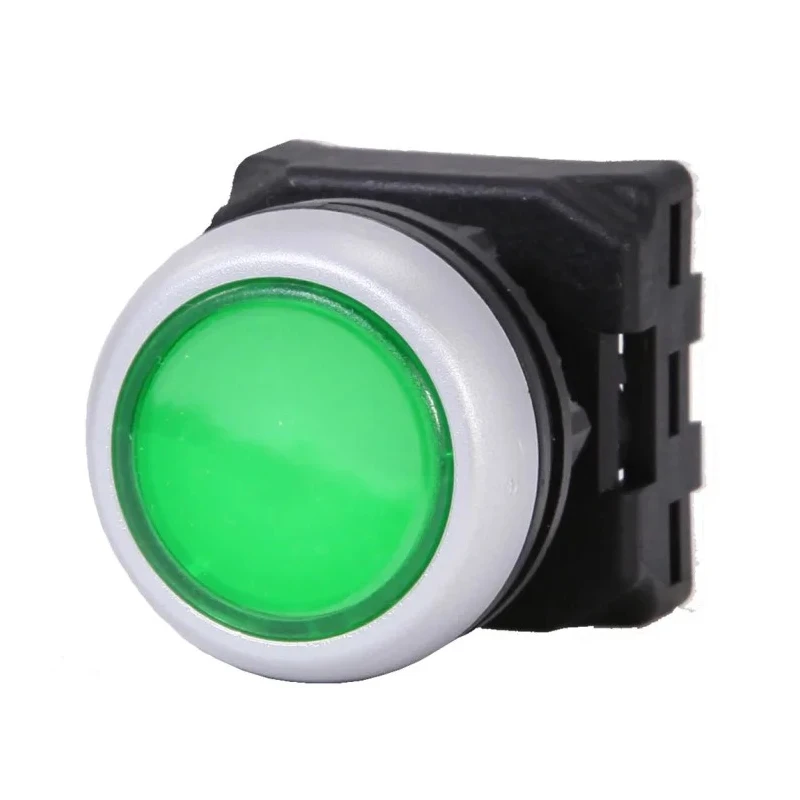 RS PRO Green Spring Return Push Button Head 22 mm Cutout IP65 188-1143