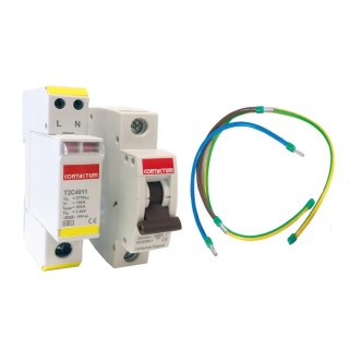 Contactum Residual Current Device 32A Type C 10 kA Breaking Capacity 250V AC T2C4011KIT