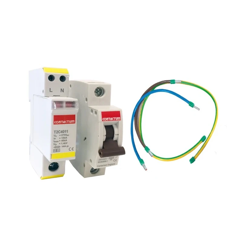 Contactum Residual Current Device 32A Type C 10 kA Breaking Capacity 250V AC T2C4011KIT