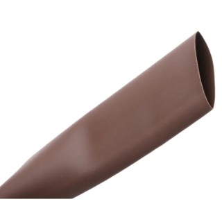 TE Connectivity Heat Shrink Tubing Brown 19mm Sleeve Diameter 1.2m Length 2:1 Ratio RNF-100-3/4-1-STK
