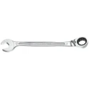 Facom Combination Ratchet Spanner Satin Chrome 7 mm Size, 140 mm Overall Length 467B.7