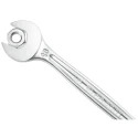 Facom Combination Ratchet Spanner Satin Chrome 7 mm Size, 140 mm Overall Length 467B.7
