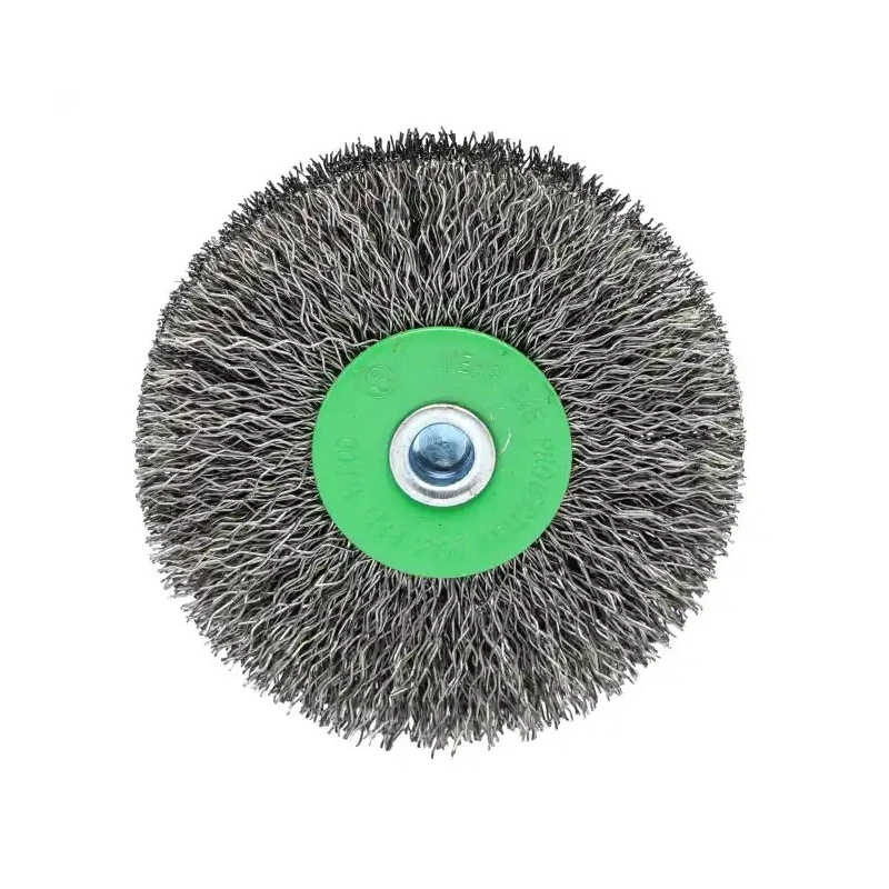 RS PRO Stainless Steel Crimped Abrasive Brush 70 mm Diameter 6 mm Shank Spindle Mount 15000rpm 188-4109
