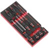 Facom Slotted Standard Screwdriver Set, 9-Piece MODM.AT4