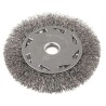 RS PRO Steel Crimped Abrasive Brush 100 mm Diameter, 12.7mm Shank, Maximum Safe Speed 4500rpm 188-4122