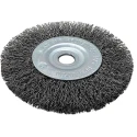 RS PRO Steel Crimped Abrasive Brush 100 mm Diameter, 12.7mm Shank, Maximum Safe Speed 4500rpm 188-4122