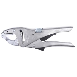Facom Locking Plier Short, Chrome Finish, 230mm Overall Length, Steel, 80mm Jaw Opening 500A