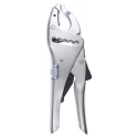 Facom Locking Plier Short, Chrome Finish, 230mm Overall Length, Steel, 80mm Jaw Opening 500A