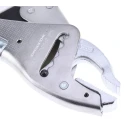 Facom Locking Plier Short, Chrome Finish, 230mm Overall Length, Steel, 80mm Jaw Opening 500A