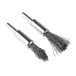 RS PRO Steel Abrasive Brush Shank 6 mm Diameter, Maximum Safe Speed 20000rpm 188-4119