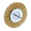 RS PRO Stainless Steel Crimped Abrasive Brush 100mm Diameter 6mm Shank 4500rpm 188-4132