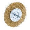 RS PRO Stainless Steel Crimped Abrasive Brush 100mm Diameter 6mm Shank 4500rpm 188-4132