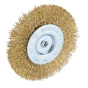 RS PRO Stainless Steel Crimped Abrasive Brush 100mm Diameter 6mm Shank 4500rpm 188-4132