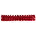 Vikan Red Push Broom with Polyethylene Terephthalate Bristles for Outdoor and Indoor Wet Surface 90mm Width 109mm 29204