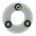 Schneider Electric Illuminated Marked Legend Ring for Emergency Stop Mushroom Head Push-Button ZBY9W2M330