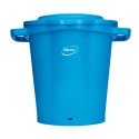 Vikan 20L Plastic Blue Bucket Lid with Handle 56933