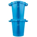 Vikan 20L Plastic Blue Bucket Lid with Handle 56933