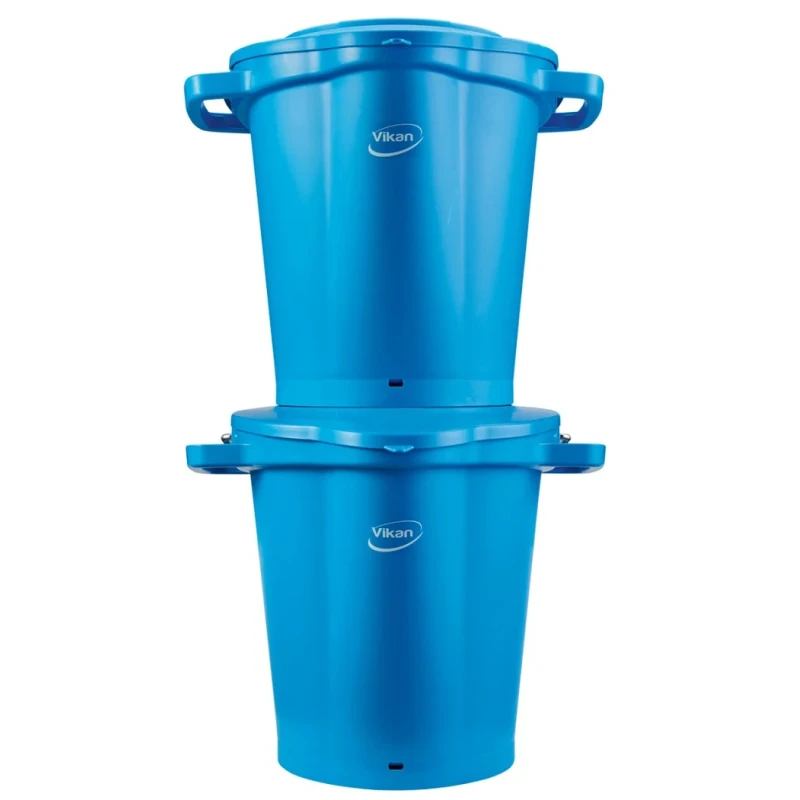 Vikan 20L Plastic Blue Bucket Lid with Handle 56933