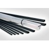 HellermannTyton Halogen Free Heat Shrink Tubing Black 40 mm Sleeve Diameter 1m Length 4:1 Shrink Ratio MA47