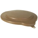 Vikan 5L Plastic Brown Bucket Lid 568966, Dimensions 295x250x20 mm, Food Contact Compliant 568966