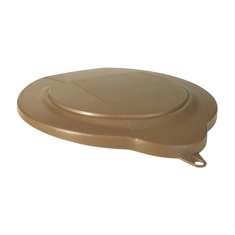 Vikan 5L Plastic Brown Bucket Lid 568966, Dimensions 295x250x20 mm, Food Contact Compliant 568966