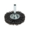 RS PRO Stainless Steel Crimped Abrasive Brush 50 mm Diameter, Spindle Fixing, Max Speed 4500 rpm 189-0079