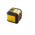 Stanley Cubix Laser Colour Red Laser Level, 2 Lasers, ±0.6 mm/m Accuracy, Self-Levelling, 12 m Range CUBIX