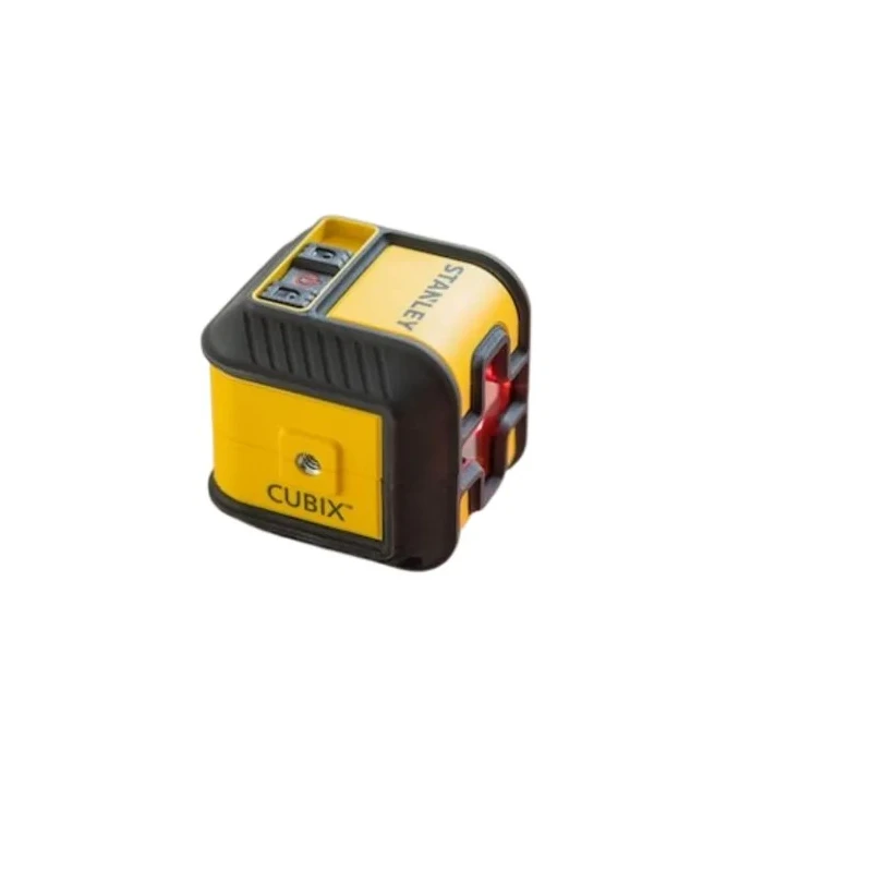 Stanley Cubix Laser Colour Red Laser Level, 2 Lasers, ±0.6 mm/m Accuracy, Self-Levelling, 12 m Range CUBIX