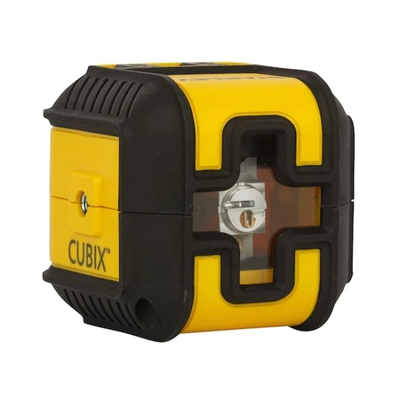 Stanley Cubix Laser Colour Red Laser Level, 2 Lasers, ±0.6 mm/m Accuracy, Self-Levelling, 12 m Range CUBIX